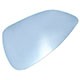Lente do retrovisor sem base - Flabeg (Refil) - Citron C3 Picasso GL 1.5 8V cmbio manual Flex 4P de 2012 at 2015 - C3 Picasso 2011 em diante - azul - lado do motorista - cada (unidade) - 1851