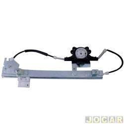 Mquina de vidro - <b>Citron C3 Start Web 1.2 12V cmbio manual Flex 4P de 2016 at 2021</b> - C3 2013 at 2021 - 4 portas - eltrica para motor Mabuchi - traseira - lado do motorista - cada (unidade)