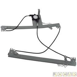 Mquina de vidro - <b>Citron C3 Picasso GL 1.5 8V cmbio manual Flex 4P de 2012 at 2015</b> - C3 Picasso 2011 em diante - 4 portas - eltrica para motor Mabuchi - sem mdulo - dianteira - lado do passageiro - cada (unidade)