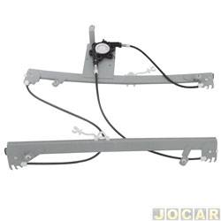 Mquina de vidro - <b>Citron C3 Picasso GL 1.5 8V cmbio manual Flex 4P de 2012 at 2015</b> - C3 Picasso 2011 em diante - 4 portas - eltrica para motor Mabuchi - sem mdulo - dianteira - lado do motorista - cada (unidade)