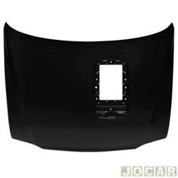 Cap dianteiro - importado - <b>Mitsubishi L-200 Cabine Dupla Triton 4X4 AT 3.5 V6 24V Flex de 2009 at 2011</b> - L200 2004 at 2011 - com furo - para pintar - cada (unidade) - 19244