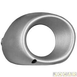 Grade (moldura) lateral do para-choque - importado - <b>Mitsubishi Outlander GT FTP 4X4-AT 3.0 V6 gasolina 4P de 2015 at 2015</b> - Outlander 2014 at 2015 - lado do passageiro - cada (unidade) - 26962