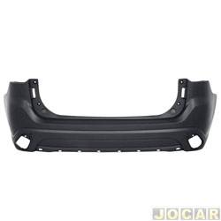 Para-choque traseiro - importado - <b>Mitsubishi Outlander GT FTP 4X4-AT 3.0 V6 gasolina 4P de 2016 at 2018</b> - Outlander 2016 at 2018 - liso - para pintar - cada (unidade) - 28323