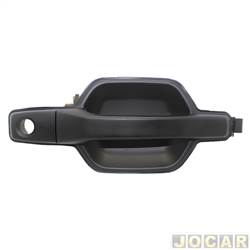 Maaneta externa da porta - <b>Mitsubishi Pajero Full 4X4-AT HPE AWC-R 3.2 Turbo-IC diesel 2P de 2009 em diante</b> - Pajero Full 2001 at 2008 - preta - dianteiro - lado do passageiro - cada (unidade)