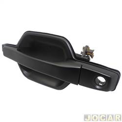Maaneta externa da porta - <b>Mitsubishi Pajero Full 4X4-AT HPE AWC-R 3.2 Turbo-IC diesel 2P de 2009 em diante</b> - Pajero Full 2001 at 2008 - preta - dianteiro - lado do motorista - cada (unidade)