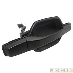 Maaneta externa da porta - <b>Mitsubishi Pajero Full 4X4-AT HPE AWC-R 3.8 V6 gasolina 2P de 2009 em diante</b> - Pajero Full 2001 at 2008 - preta - traseira - lado do passageiro - cada (unidade)