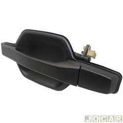 Maaneta externa da porta - <b>Mitsubishi Pajero Full 4X4-AT HPE AWC-R 3.8 V6 gasolina 2P de 2009 em diante</b> - Pajero Full 2001 at 2008 - preta - traseira - lado do motorista - cada (unidade)