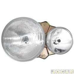 Farol principal - importado - L200 GL/GLS 1999 at 2003 - lado do motorista - cada (unidade) - 64456