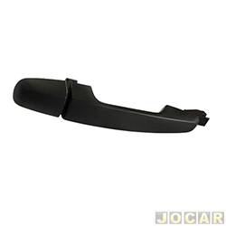 Maaneta externa da porta - Ori - <b>Mitsubishi L-200 Cabine Dupla Triton HPE 4X4 AT 3.5 V6 Flex de 2012 at 2017</b> - L200 triton 2007 at 2016 - sem furo para miolo - direito e esquerdo - preta - traseiro - cada (unidade) - 7820