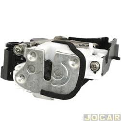 Fechadura da porta - <b>Mitsubishi L-200 Cabine Dupla Triton HPE 4X4 AT 3.5 V6 Flex de 2012 at 2017</b> - L200 Triton 2007 at 2018 - eltrica - dianteiro - lado do passageiro - cada (unidade)