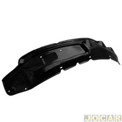Para-barro do para-lama dianteiro - <b>Mitsubishi L-200 Cabine Dupla Triton HPE 4X4 AT 3.5 V6 Flex de 2012 at 2017</b> - L200 Triton 2007 at 2015 - parte traseira - preto - lado do passageiro - cada (unidade)
