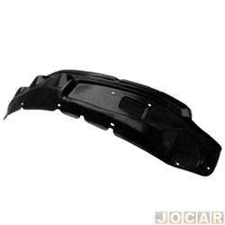 Para-barro do para-lama dianteiro - <b>Mitsubishi L-200 Cabine Dupla Triton HPE 4X4 AT 3.5 V6 Flex de 2012 at 2017</b> - L200 Triton 2007 at 2015 - parte traseira - preto - lado do motorista - cada (unidade)