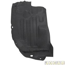 Para-barro do para-lama dianteiro - <b>Mitsubishi L-200 Cabine Dupla Triton HPE 4X4 AT 3.5 V6 Flex de 2012 at 2015</b> - L200 Triton 2007 at 2015 - parte dianteira - preto - lado do passageiro - cada (unidade)