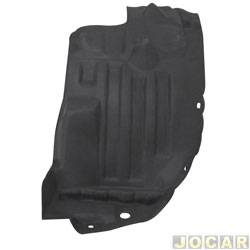 Para-barro do para-lama dianteiro - <b>Mitsubishi L-200 Cabine Dupla Triton HPE 4X4 AT 3.5 V6 Flex de 2012 at 2015</b> - L200 Triton 2007 at 2015 - parte dianteira - preto - lado do motorista - cada (unidade)