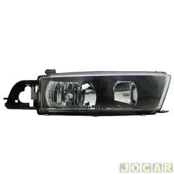 Farol principal - Depo - <b>Mitsubishi Galant 2.5 V6 gasolina 4P de 1997 at 2005</b> - Galant 1997 at 2005 - acrlico - lado do passageiro - cada (unidade) - 19986