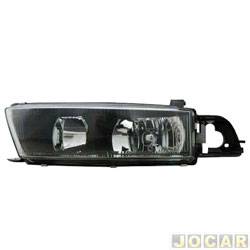 Farol principal - Depo - <b>Mitsubishi Galant 2.5 V6 gasolina 4P de 1997 at 2005</b> - Galant 1997 at 2005 - acrlico - lado do motorista - cada (unidade) - 19985
