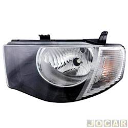Farol principal - TYC - L200 Triton 2007 at 2016 - cristal (branco) - lado do motorista - cada (unidade) - 15133