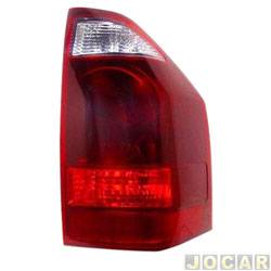 Lanterna traseira principal - <b>Mitsubishi Pajero Full 4X4-AT HPE 3.8 V6 gasolina 4P de 2004 at 2009</b> - Pajero Full 2003 at 2007 - modelo 4 portas - lado do passageiro - cada (unidade)