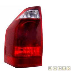Lanterna traseira principal - <b>Mitsubishi Pajero Full 4X4-AT HPE 3.8 V6 gasolina 4P de 2004 at 2009</b> - Pajero Full 2003 at 2007 - modelo 4 portas - lado do motorista - cada (unidade)