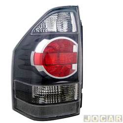 Lanterna traseira principal - Depo - <b>Mitsubishi Pajero Full 4X4-AT HPE AWC-R 3.8 V6 gasolina 2P de 2009 at 2012</b> - Pajero Full 2008 at 2012 - modelo 2 portas - fum - lado do motorista - cada (unidade) - 64708