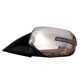Retrovisor externo - importado - Mitsubishi L-200 Cabine Dupla Triton HPE 4X4 AT 3.5 V6 Flex de 2014 at 2017 - L200 Triton 2014 at 2017 - eltrico com pisca - retrtil (Power foldway) - cromado - lado do motorista - cada (unidade) - 23525