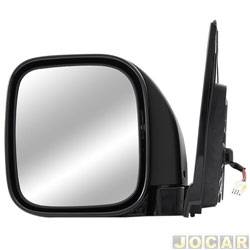 Retrovisor externo - importado - Pajero 1993 at 1997 - eltrico - preto - lado do motorista - cada (unidade) - VM247EBL