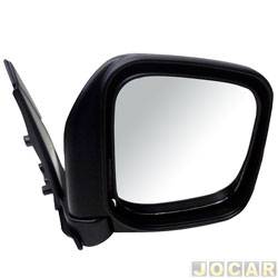 Retrovisor externo - importado - Pajero 1993 at 1997 - sem controle manual - cromado - lado do passageiro - cada (unidade) - 17364