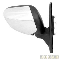 Retrovisor externo - importado - L200 Triton 2007 at 2012 - eltrico - cromado - lado do passageiro - cada (unidade) - YT7231CEHR