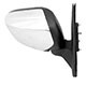 Retrovisor externo - importado - Mitsubishi L-200 Cabine Dupla Triton 4X4 AT 3.5 V6 24V Flex de 2009 at 2012 - L200 Triton 2007 at 2012 - eltrico - cromado - lado do passageiro - cada (unidade) - YT7231CEHR