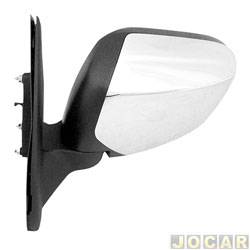 Retrovisor externo - importado - L200 Triton 2007 at 2012 - eltrico - cromado - lado do motorista - cada (unidade) - YT7231CEHL