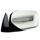 Retrovisor externo - importado - Mitsubishi L-200 Cabine Dupla Triton 4X4 AT 3.5 V6 24V Flex de 2009 at 2012 - L200 Triton 2007 at 2012 - sem controle - fixo - capa cromada - lado do motorista - cada (unidade) - 21227