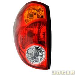 Lanterna traseira principal - importado - <b>Mitsubishi L-200 Cabine Dupla Triton HPE 4X4 AT 3.5 V6 Flex de 2012 at 2017</b> - L200 triton 2007 at 2016 - lado do motorista - cada (unidade) - 25081