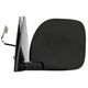 Retrovisor externo - importado - Mitsubishi Pajero Full 4X4-AT HPE 3.8 V6 gasolina 2P de 2004 at 2007 - Pajero Full 2000 at 2007 - eltrico - Foldway - para pintar - lado do motorista - cada (unidade) - YT7240BEHBL