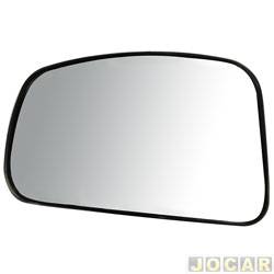 Lente do retrovisor com base - importado - Tiida 2007 até 2010 - sem aquecimento - lado do motorista - cada (unidade) - 26771