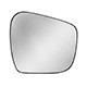 Lente do retrovisor com base - importado - Frontier 2017 at 2022 - lado do passageiro - cada (unidade) - 31558
