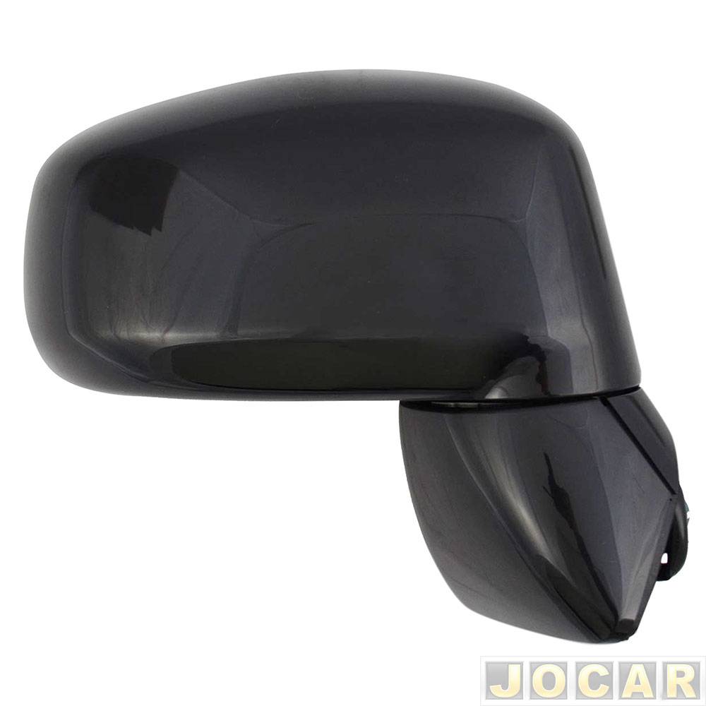 Retrovisor externo - importado - Tiida 2008 até 2011 - elétrico - para pintar - lado do passageiro - cada (unidade) - YT8099BER