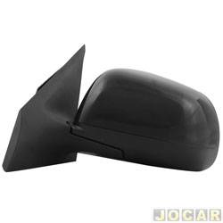 Retrovisor externo - importado - <b>Nissan Versa SV 1.6 16V Flex 4P de 2011 at 2014</b> - Versa 2011 at 2014 - eltrico - para pintar - lado do motorista - cada (unidade) - YT8098BEL