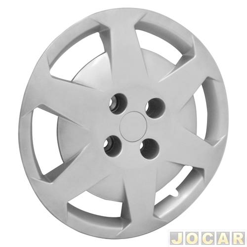 Calota aro 14 Chevrolet - Grid - Meriva - parafuso - Verificar descrição detalhada - prata - cada (unidade) - 012CB-PTA-U