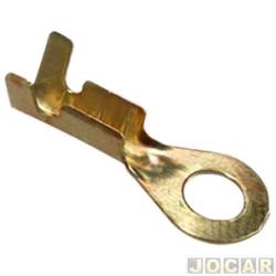Terminal de fio - redondo 1,5 mm - Ext.7,9mm -Int 4,5mm - cada (unidade)