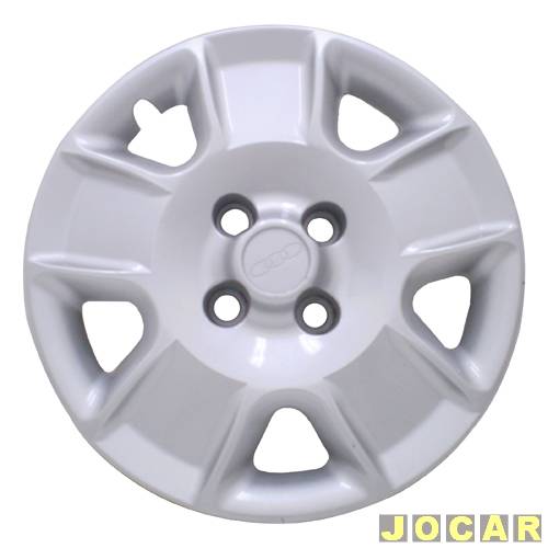 Calota aro 14 Volkswagen - Grid - Gol/Parati/Saveiro - 2008 - prata - cada (unidade) - 067CA-PTA-U