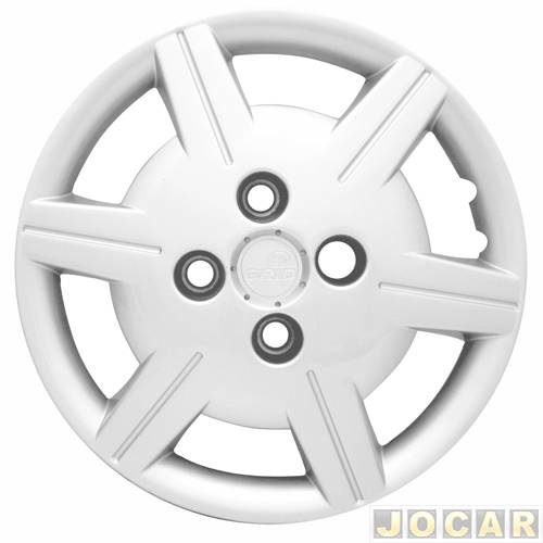 Calota aro 13 Chevrolet - Grid - Corsa 2009 em diante - leia a descrição detalhada - fixada com parafuso - prata - cada (unidade) - 069CB-PTA-U