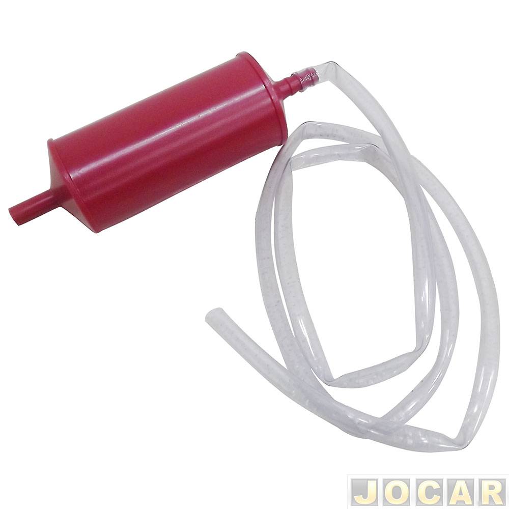 Bomba para retirar combustível - gasolina/álcool/líquidos - cada (unidade)