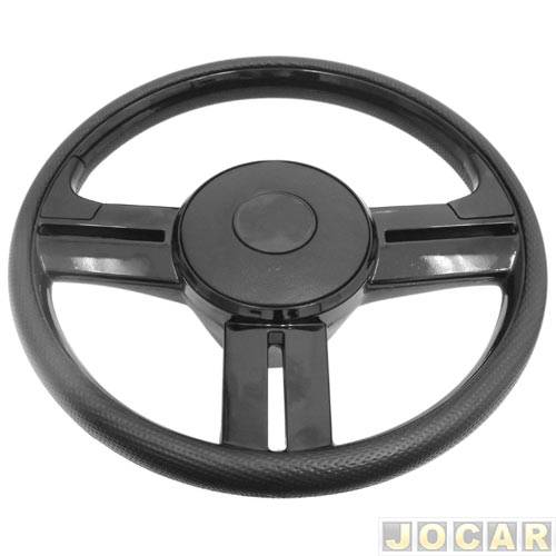 Volante - alternativo - Mas Injeções - Gol/Saveiro/Parati/Voyage todos os modelos - Rallye - preto - cada (unidade) - MAS2903PT