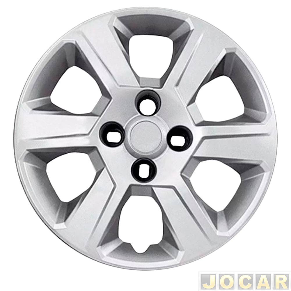 Calota aro 15 indicado para Chevrolet - Grid - Montana 2011 até 2021 - prata - cada (unidade) - 084CP-PTA-U