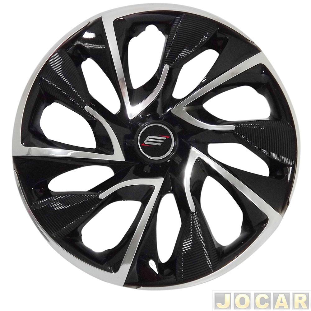 Calota aro 14 Citroen - alternativo - elitte DS4 Sport Chrome - 4 Furos - cada (unidade)