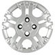 Calota aro 14 Fiat - Grid - Fiat Palio Hatch EX 1.0 mpi 2P de 1998 at 2000 - Palio/ Weekend/ Adventure 1997 at 2008 - cubo alto - modelo Locker - prata - cada (unidade) - 088CA-PTA-U