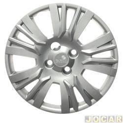Calota aro 14 Fiat - Grid - <b>Fiat Palio Hatch Essence 1.6 16V Flex 4P de 2011 at 2017</b> - Palio Essence 2012 em diante - cada (unidade) - 221CB-PTA-U