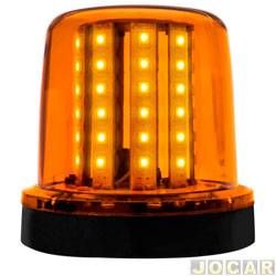 Giroflex sinalizador - Autopoli - Universal SMD - com 54 LEDs - Bivolt 12 e 24v - com m - mbar (amarelo) - cada (unidade) - AL285