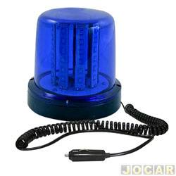 Giroflex sinalizador - Autopoli - Universal SMD - com 54 LEDs - Bivolt 12 e 24v - com m - azul - cada (unidade) - AL286