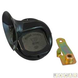 Buzina automotiva - VTO Automotivos - <b>Fiat Palio Hatch EDX 1.0 mpi 2P de 1996 at 1999</b> - Palio ED/EL/EDX 1996 em diante - importada modelo caracol - 12V - 2 terminais - cada (unidade) - VTO-209